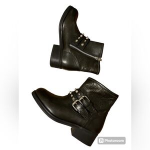 Used once l Steven Madden  calf skin thick leather size 37